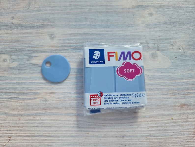 FIMO Soft serie polymer clay, morning breeze, Nr. T30, 57g 2oz, Oven-hardening polymer modeling clay, Basic Fimo Soft colors by STAEDTLER image 5