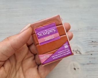 Sculpey Souffle Cinnamon, Nr. 6665, 48 Gr, oven-bake polymer clay