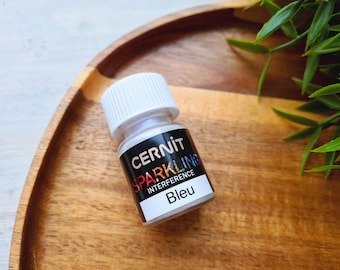 Pigment powder Cernit, interfeerence, bleu, 5 g