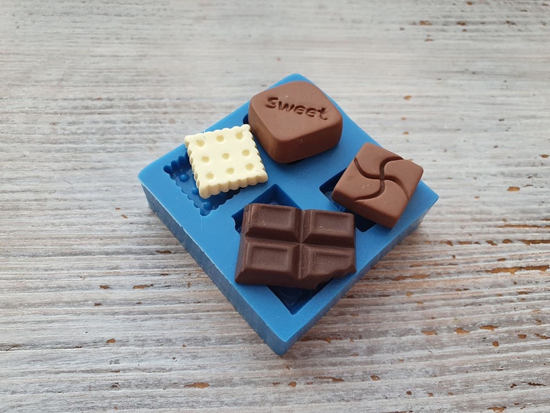 Cernit and Kato clay Silicone mold of Sweets Pardo Modeling tool for accessories and home decor Sculpey Shape for Fimo soap making