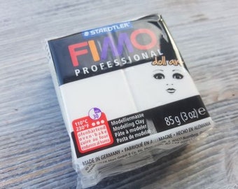 Porcelaine d'art pour poupées professionnelles FIMO, Réf. 03, pâte polymère, 85 g (3 oz), Pâte à modeler polymère durcissant au four pour poupées par STAEDTLER
