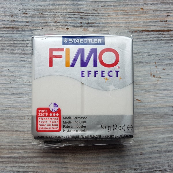 FIMO Effect, perlmutt (metallic), Nr. 08, 57g (2oz), oven-hardening polymer clay, STAEDTLER