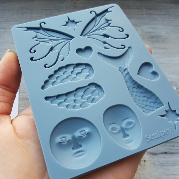 Sculpey Face Mold Etsy