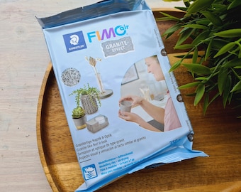 Fimo Air Natural, granite effect, 350g (12.34oz),Soft Lightweight Air Dry Modeling Clay for Dolls, Miniatures,DIY & Craft Projects,STAEDTLER