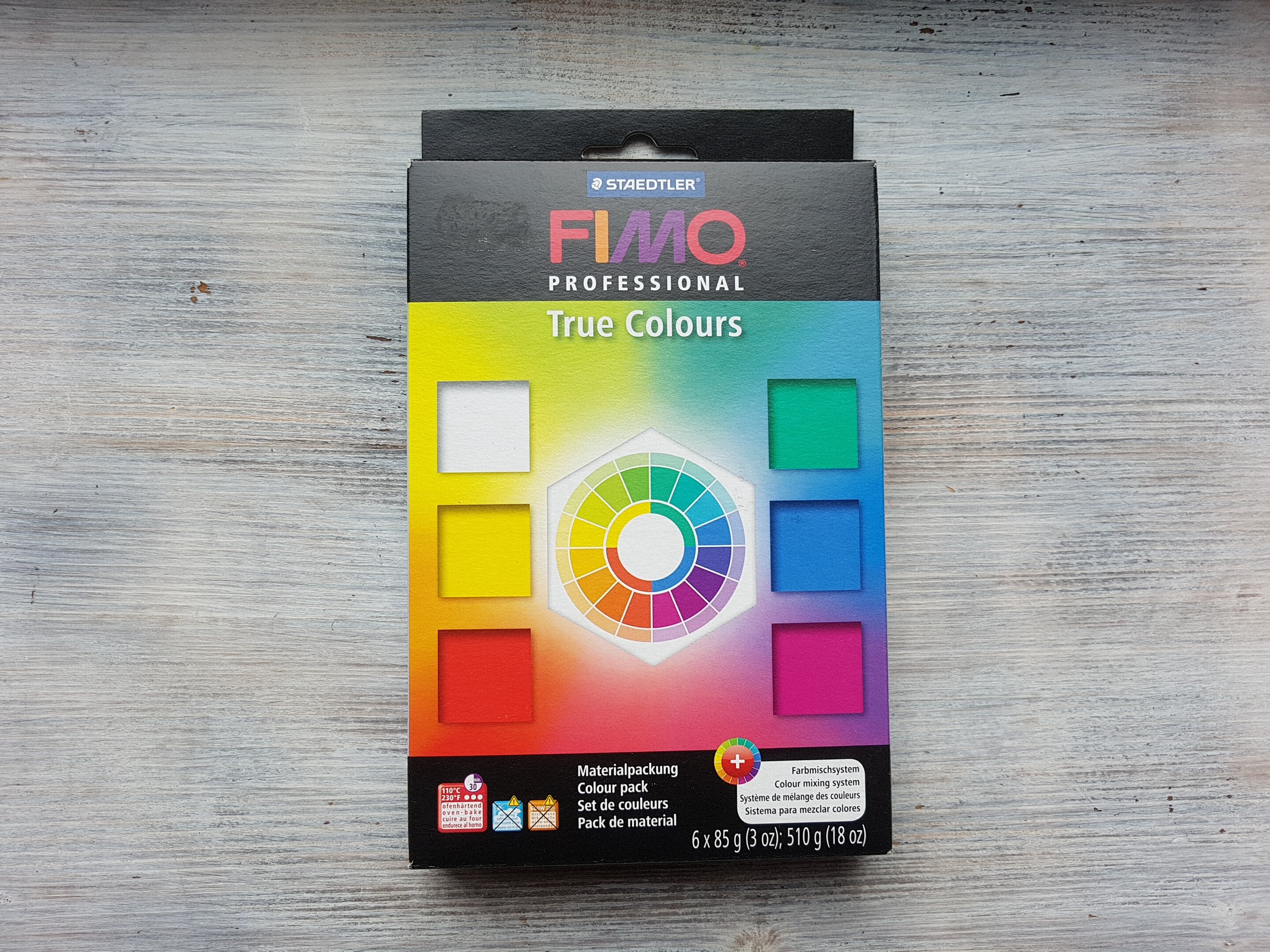 Fimo Professional polymer clay set True colours Set with 6 Etsy