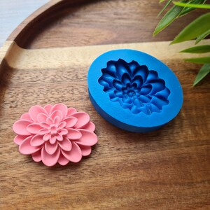 Silicone mold of Flower, style 3, ~ 3.1*4.2 cm, H:1.3 cm, Modeling tool for accessories, jewelry,home decor, resin, soap,candy, polymer clay