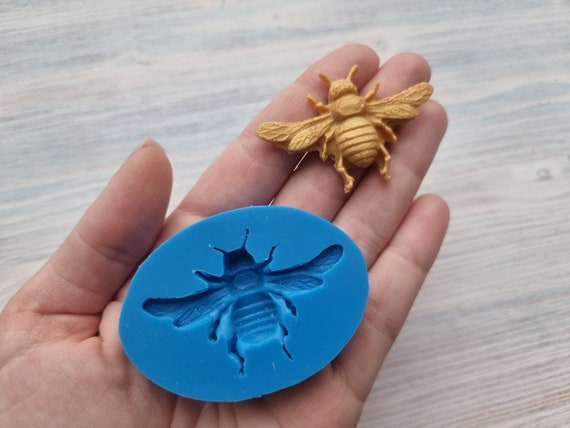 Silicone Mold of Bee, 5.5 Cm , Modeling Tool for Accessories, Jewelry and  Home Decor, Shape for All Types of Polymer Clay 