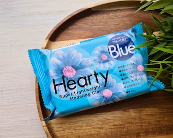 Padico Hearty, blue, 50 g, Ultra Soft Modeling Clay for Miniatures, Jewelry & Craft Projects