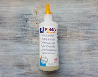 FIMO Deco gel, liquid polymer clay, translucent, 200 ml, Decorating gel for mixing and creating jewelry and decor with polymer clay