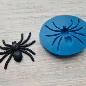 Silicone mold of Spider, ~ 4.5 * 6 cm, Modeling tool for accessories, jewelry and home decor, Shape for all types of polymer clay