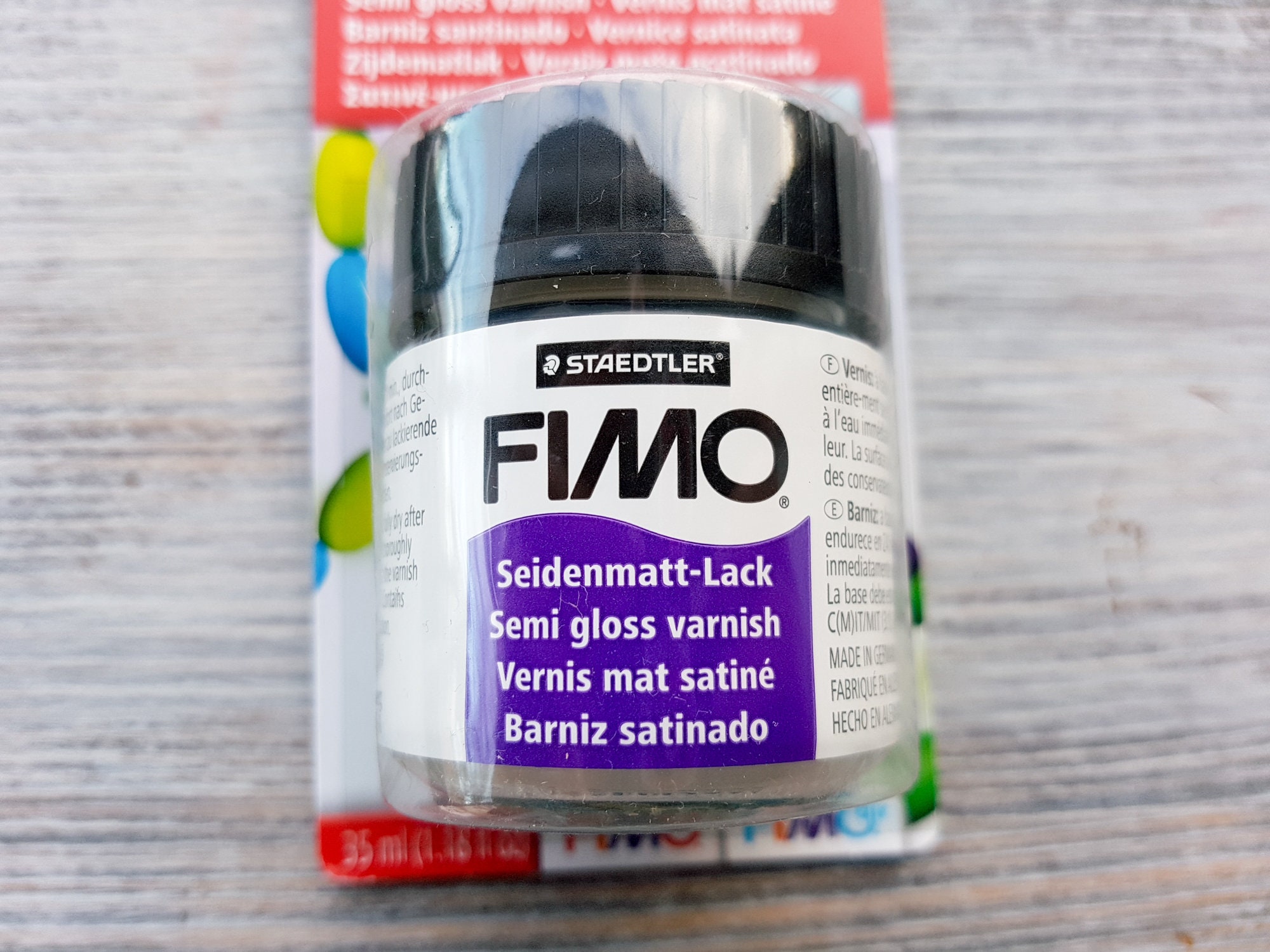 FIMO Varnish, Gloss, With Brush, 10ml, Finishing and Transparent