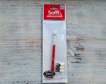 May include: A package of Soft applicators for PanPastel art pastels. The package includes a red handled applicator with a white foam tip and three additional foam tips.