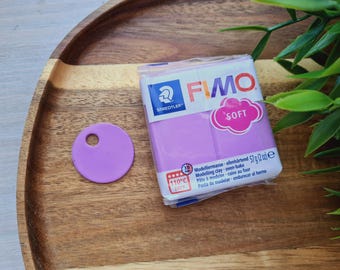 FIMO Soft, lavender, Nr.62, 57g (2oz), Oven-Bake Modeling Clay, Jewelry, DIY Crafts, Sculpting, Beginners, Miniatures, Decor