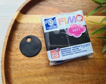 FIMO Soft, black, Nr.9, 57g (2oz), oven-hardening polymer clay, STAEDTLER