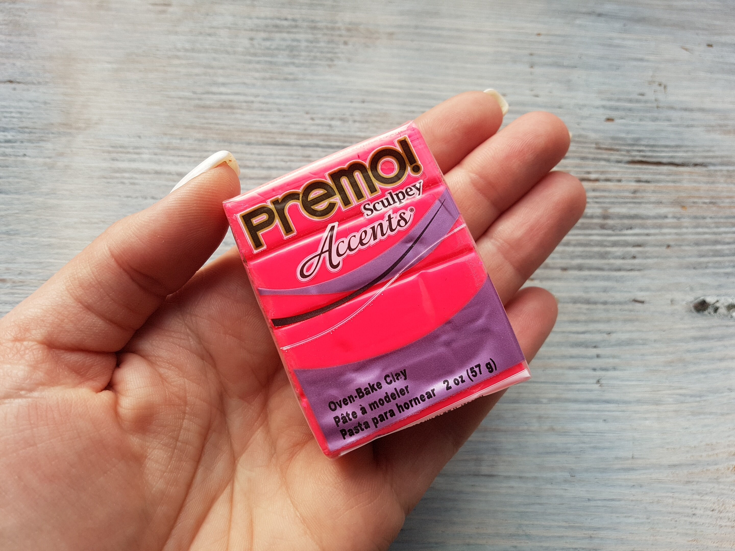 Premo! Sculpey Accents® Polymer clay White bar of 56 grams / 2 ounces