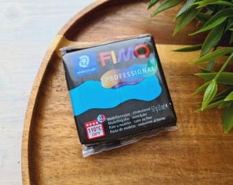 FIMO Professional, petrol, Nr. 36, 57g (2oz), Oven-Bake Modeling Clay, Artists, Firm Texture, Sculpting, Jewelry, STAEDTLER Clay