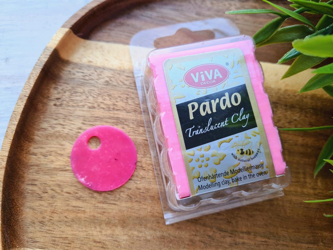 PARDO, Translucent, Red, 56g Oven-hardening