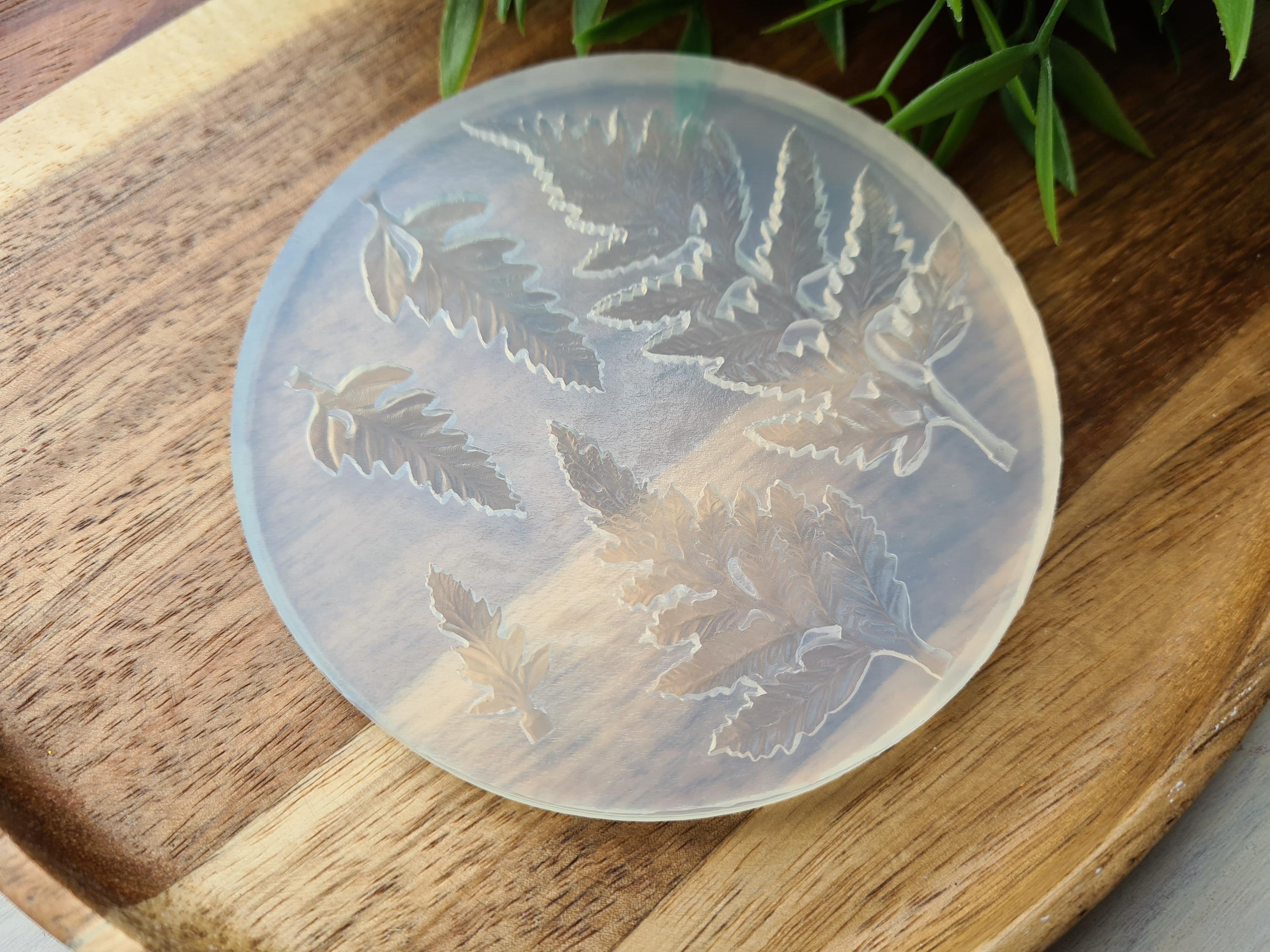 Fern Leaf Silicone Mold – Flexible Leaf Clay Mold For Resin, Air Dry Clay, Plaster, Jewelry Making & Crafts