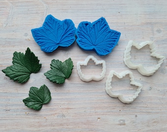 Silicone veiner of Currant leaf, choose full set or individually