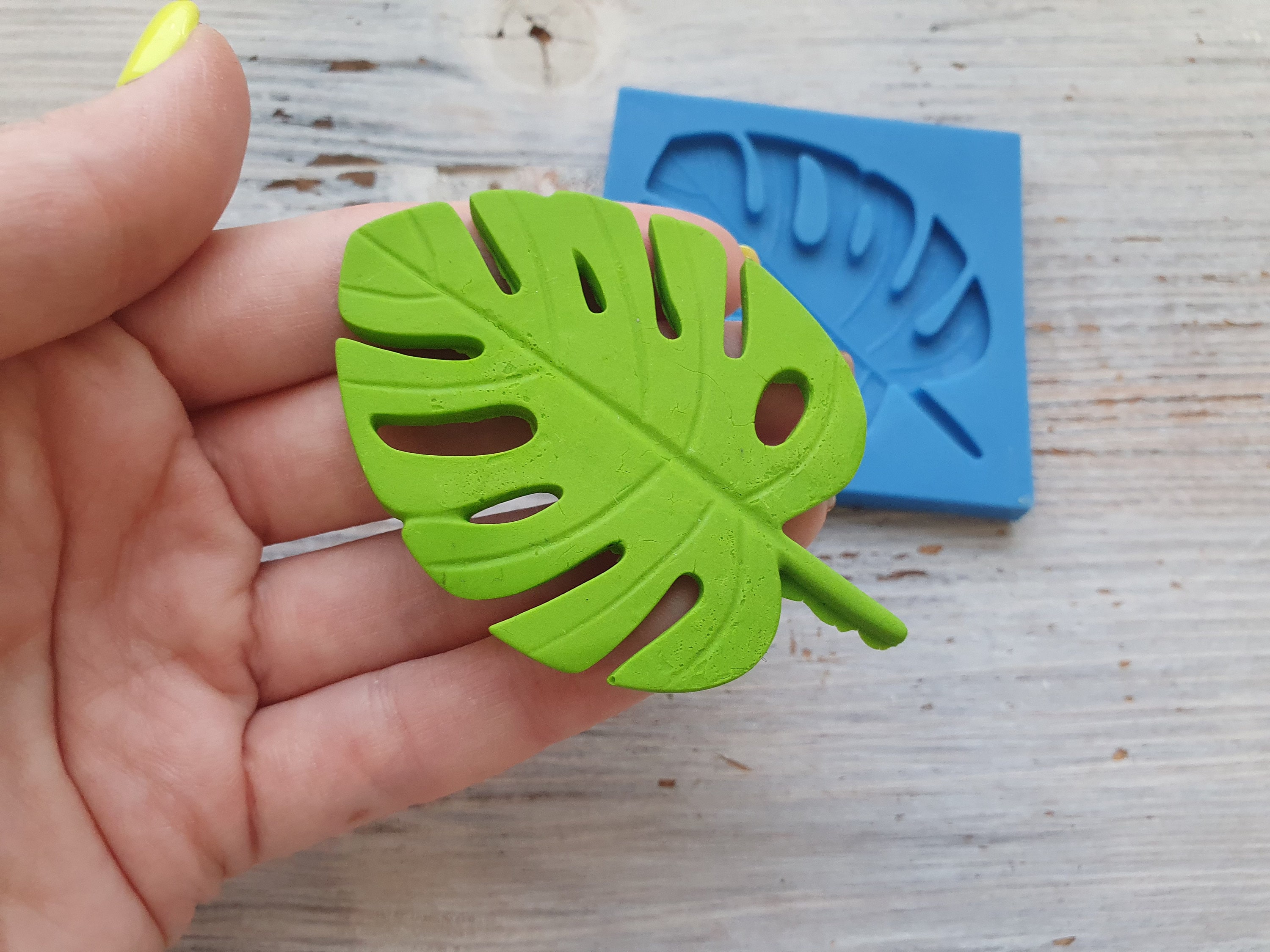 Silicone Mold of Monstera Leaf 57.2 Cm Modeling Tool for Etsy