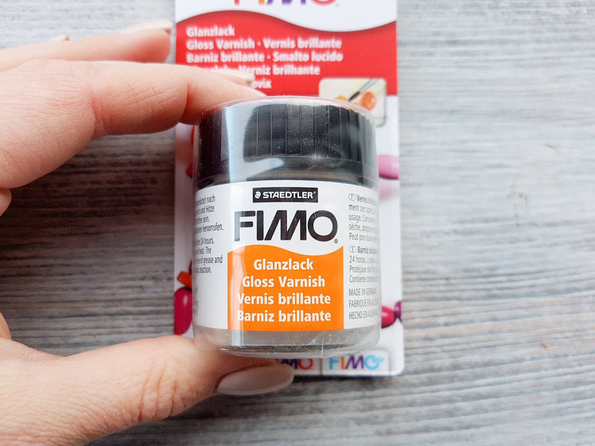 FIMO Varnish, Gloss, With Brush, 10ml, Finishing and Transparent