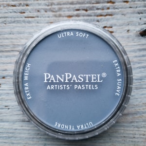 PanPastel soft pastel, Nr. 840.7, Paynes Grey Tint, Dry pastels for unbaked polymer clay toning, Drawing tools, Ultra soft painting pastels
