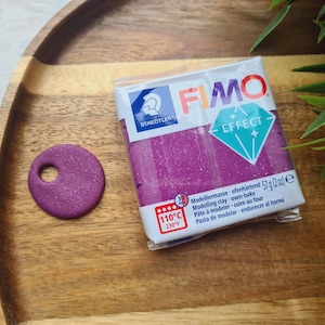 FIMO Effect, purple (galaxy), Nr.602, 57g (2oz), Oven-Bake Modeling Clay, Jewelry, Sculpting, DIY Crafts, Professional Clay by Staedtler