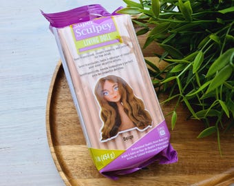 Sculpey Living Doll, beige, 454g (1lb), Soft Clay for Doll Making, Miniatures & Sculpting