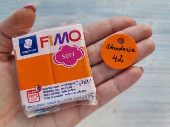 FIMO Soft Serie Polymer Clay Mandarin Nr. 42 57g 2oz Oven