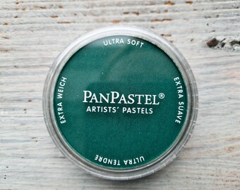 PanPastelソフトパステル、No. 620.3、フタログリーンシェード、ポリマークレイ用ウルトラソフトパステル顔料、ミニチュア、ドールシェーディング、ミクストメディア