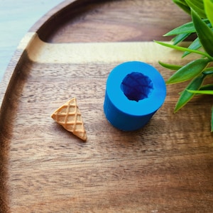 Silikonform Eiswaffel, Stil 1, ~ Ø 1,4 cm, H: 1,9 cm, Modellierwerkzeug für Accessoires, Schmuck und Wohndekor
