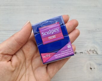 Sculpey Premo Ultramarijnblauwe tint, Nr. 5562, 57 gr, ovengebakken polymeerklei