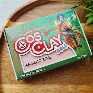 CosClay Doll Angelic Rose Lite, 227g (8 oz), Modelling clay for making jewelry, accessories and home decor