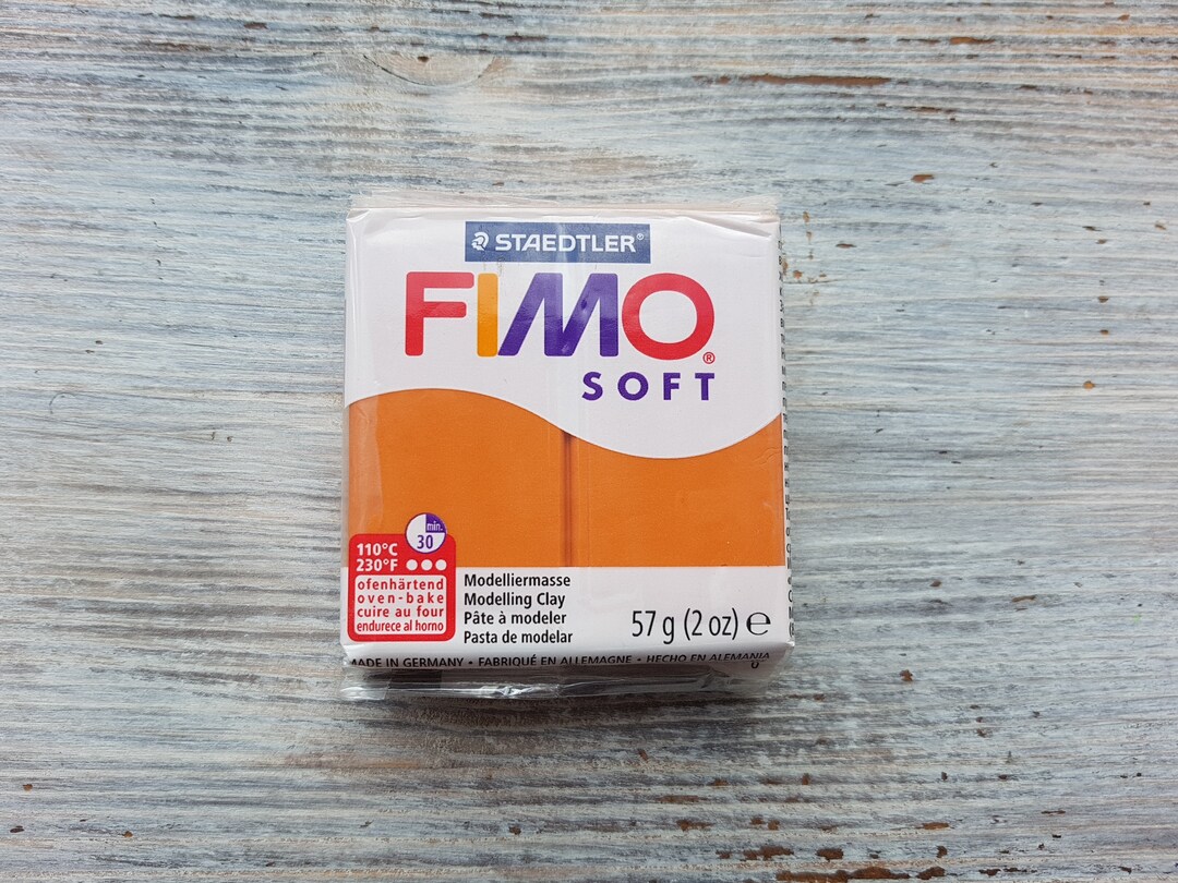 FIMO Soft Serie Polymer Clay, Indian Red, Nr. 24, 57g 2oz, Oven