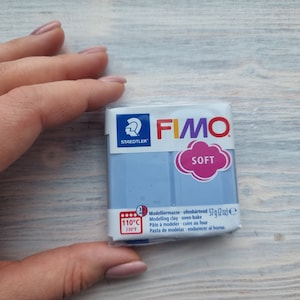 FIMO Soft serie polymer clay, morning breeze, Nr. T30, 57g 2oz, Oven-hardening polymer modeling clay, Basic Fimo Soft colors by STAEDTLER image 3