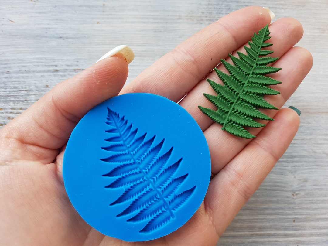 Silicone Mold of Fern Leaf 53.5 Cm Modeling Tool for Etsy