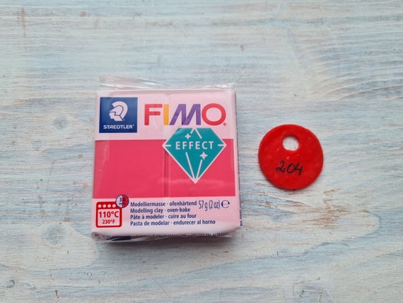 Fimo Effect Translucent Serie Polymer Clay, Red translucent, Nr. 204, 57g  2oz, Oven-hardening Modeling Clay, Colors by STAEDTLER - Etsy