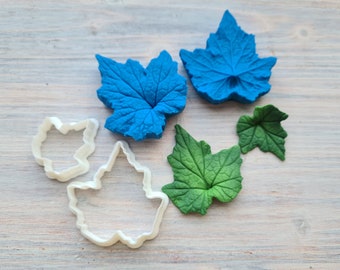 Silicone veiner of Ivy leaf, choose full set or individually