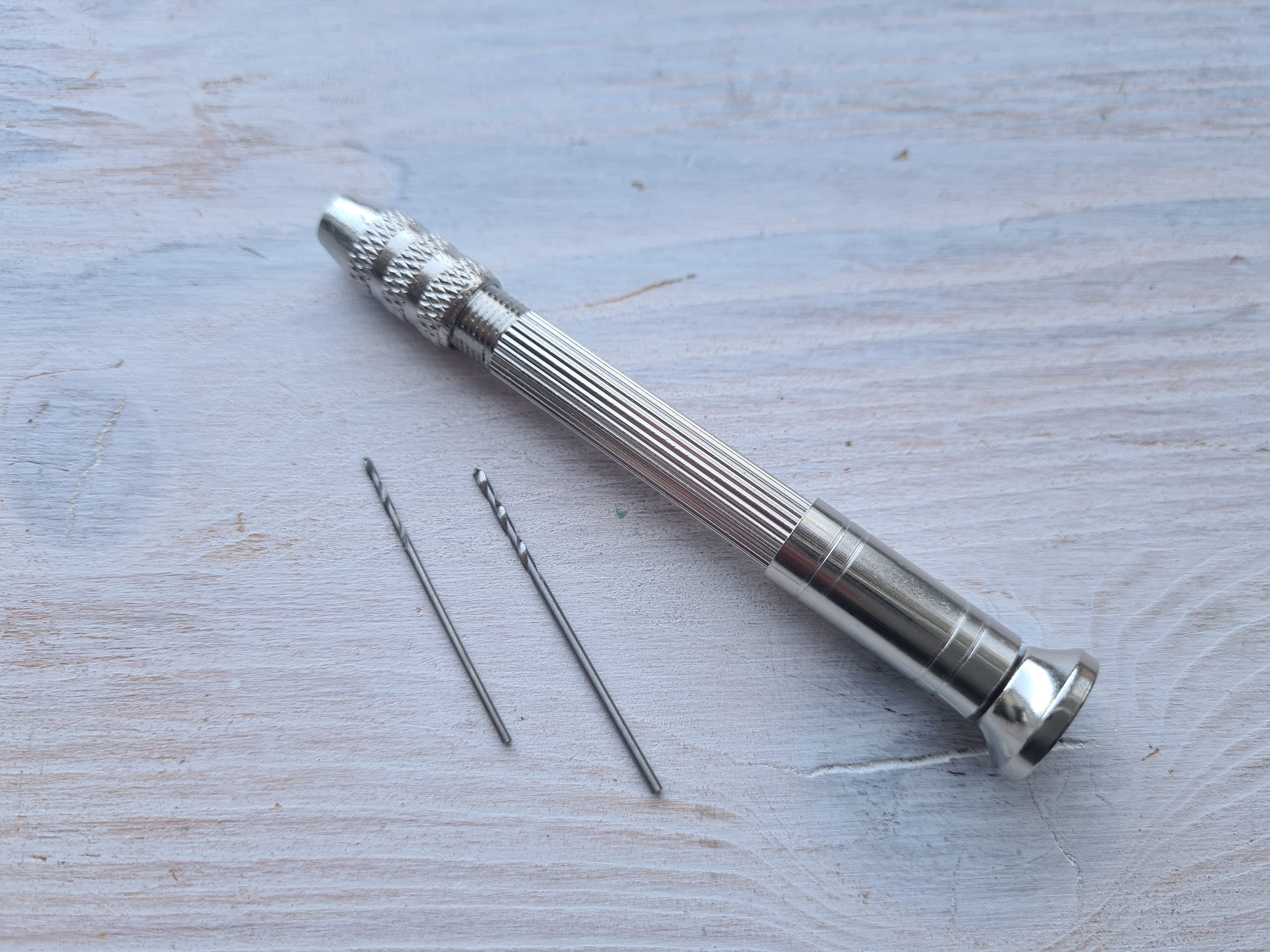 Steel Hand Drill Hand Spiral Pin Vise Drill DIY Jewelry Keychain Pendant  Making Mini Micro Drill Bits Set Polymer Clay Beads Wood Plastic 