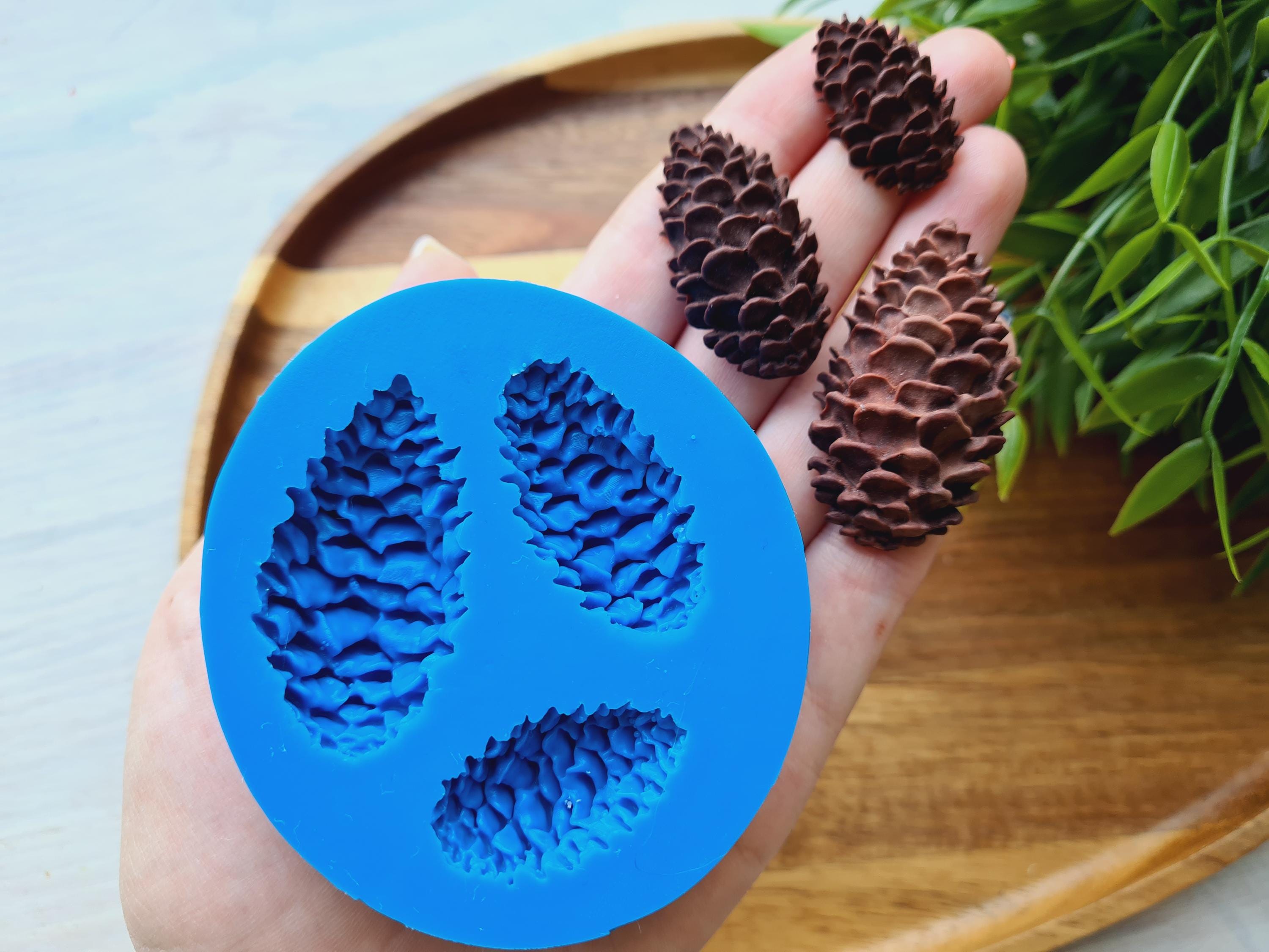Tannenzapfenform, 5 Fächer, Verschiedene Größen  Produktbild-Vorschau 4