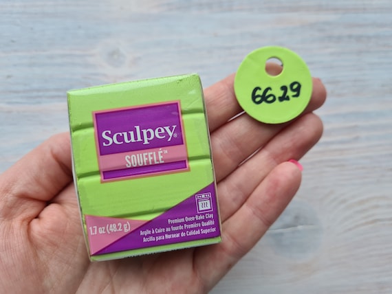 Sculpey Souffle Pistachio, Nr. 6629, Oven-bake Polymer Clay