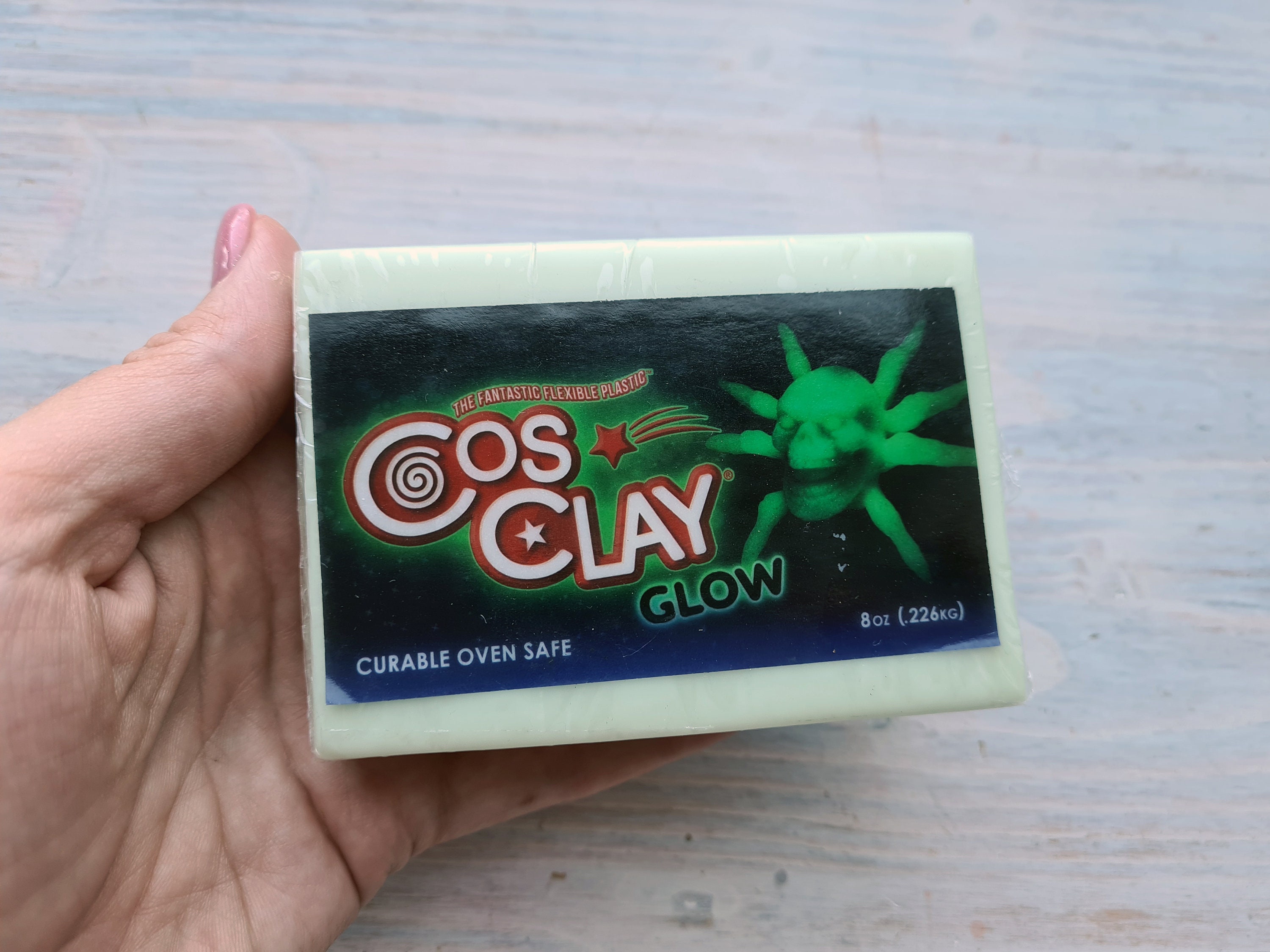 Cosclay ELEMENTS Glow, 260 G, 0.57 Lb, Modelling Clay for Making