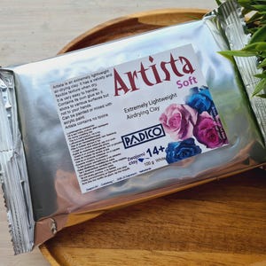 Padico Artista Soft, white, extremely lightweight modeling clay, 100 g