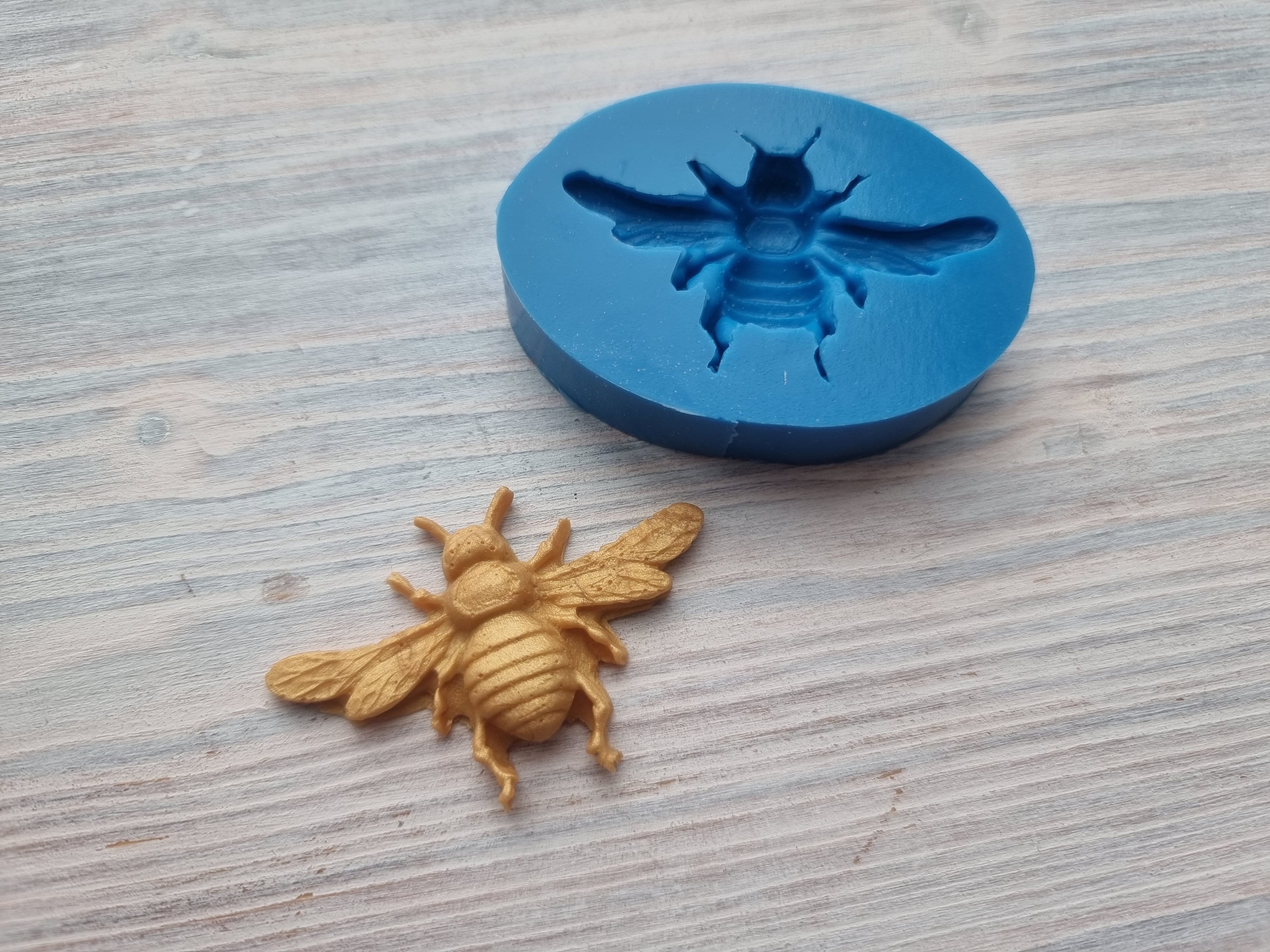 Silicone Mold of Bee, 5.5 Cm , Modeling Tool for Accessories, Jewelry and  Home Decor, Shape for All Types of Polymer Clay 
