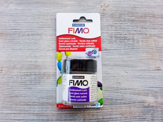 FIMO Varnish, Semigloss, 35ml, Finishing and Water-based Medium for All  Polymer Clay, Smoothing and Forming Tool for All Polymer Clay Crafts 