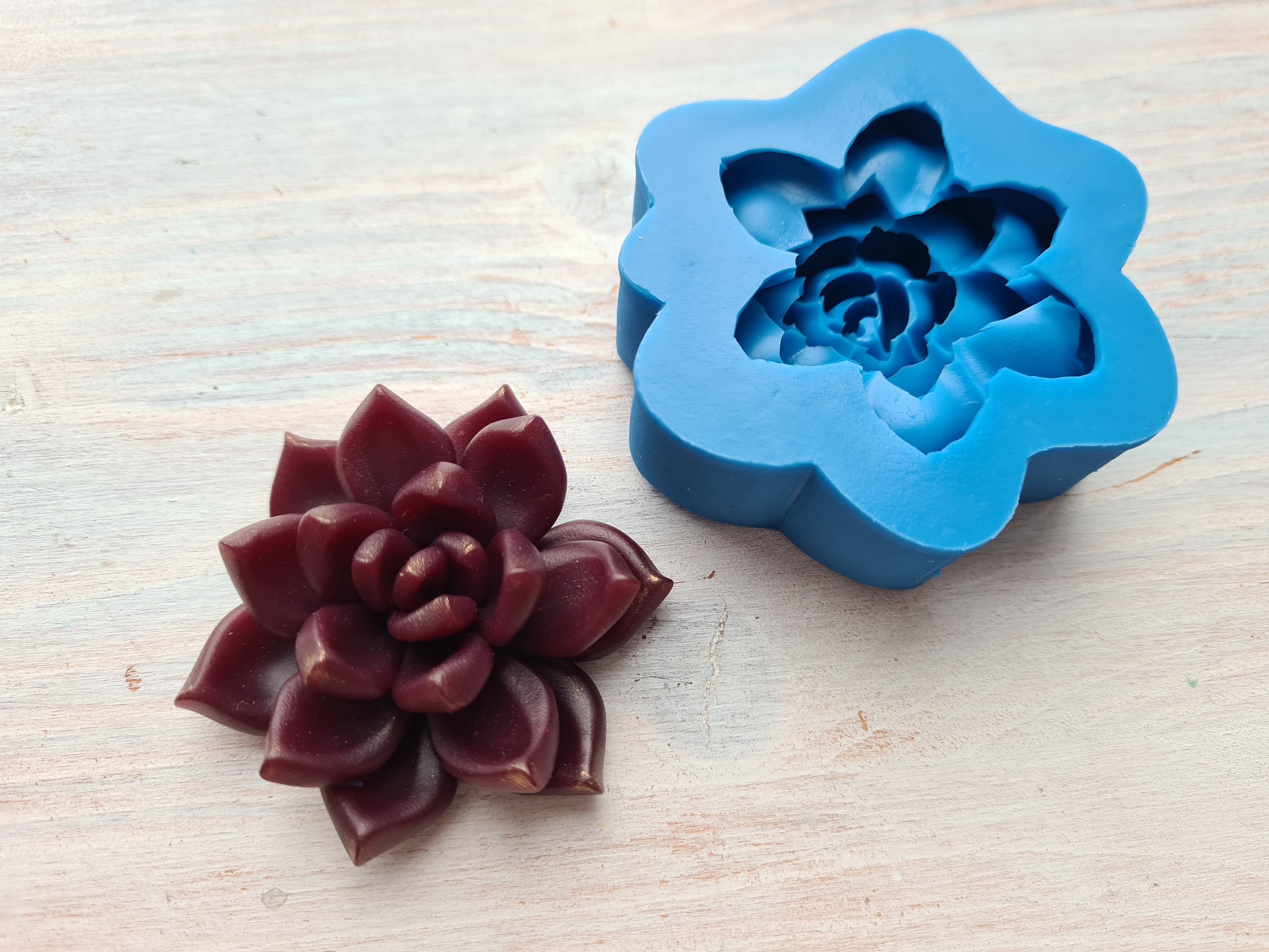 6PCS Flower Polymer Clay Molds,Rich in Style Clay Cutters for Polymer Clay  Jewelry,Mini Silicone Flower molds for Crafts,Earrings Jewelry,DIY Making