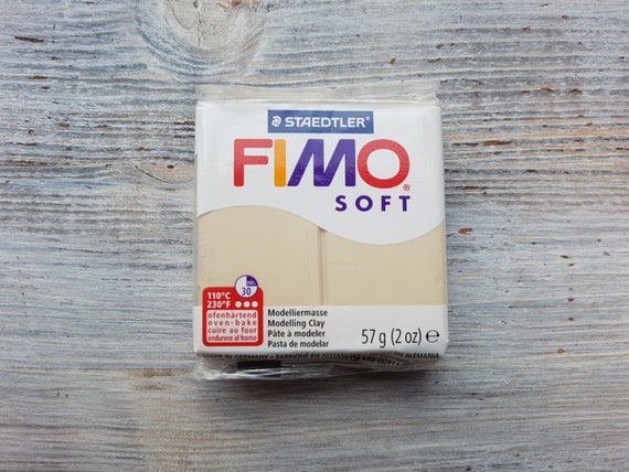 FIMO Soft Serie Polymer Clay, Sahara, Nr. 70, 57g 2oz, Oven-hardening  Polymer Modeling Clay, Basic Fimo Soft Colors by STAEDTLER 