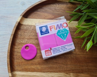 FIMO Effect, neon purple (neon), Nr. 601, 57g (2oz), Bright Fluorescent Oven-Bake Clay, Jewelry, Sculpting, DIY Craft,Colorful Modeling Clay
