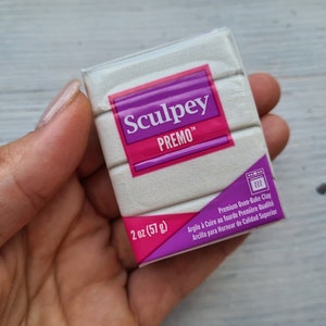 Sculpey Premo Accents Pearl, Nr. 5101, oven-bake polymer clay, 57 Gr, oven-bake polymer clay