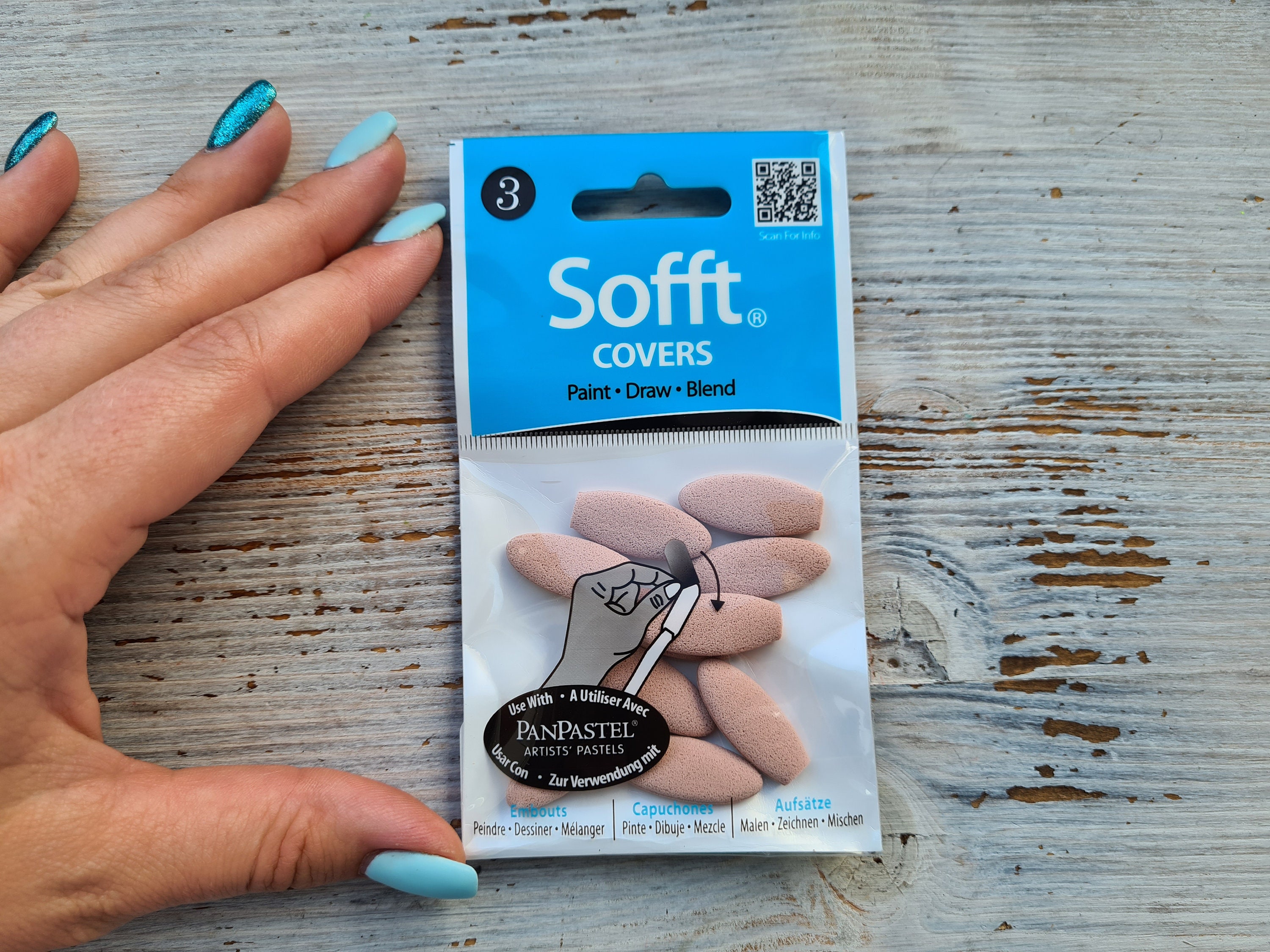 Sofft Covers No. 3 Oval 10 Psc. for Panpastel Artist Painting